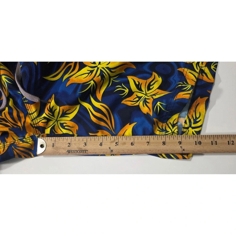 Sonoma Surf Gear Men's Tropical Floral Flame Board Shorts Swim Trunks Size‎ M